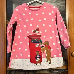 Mini Boden Christmas Mail Dress